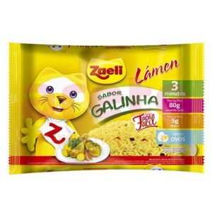 Macarrão Instantâneo Zaeli Galinha 80g