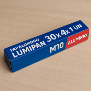 PAP´ALUMINIO LUMIPAN 30X4 MT 1 UN
